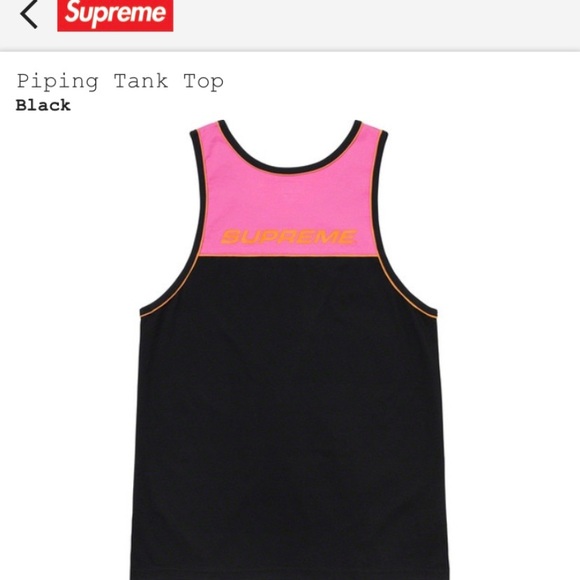 Supreme Piping Tank Top - Picture 2 of 4
